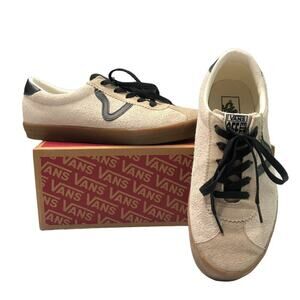 Vans Sport Low Suede Skate Shoe Mens 9.5 Womens 11  Gum Sole
